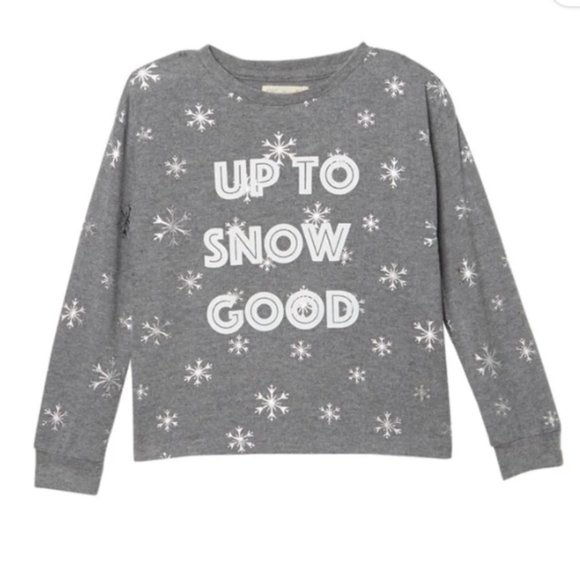 C&C California Other - NEW C&C California Kids Big Girls "Up To Snow Good" Lightweight Knit Pullover